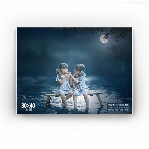 white canvas on wall mockup design template